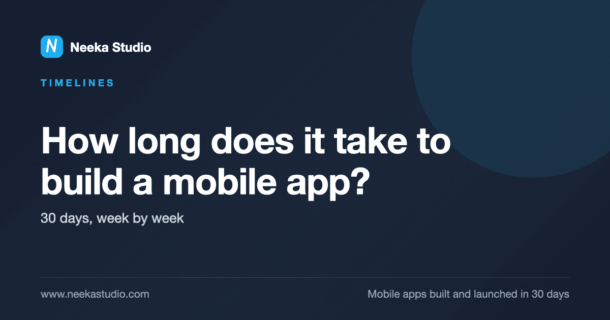 How long does it take to build a mobile app?